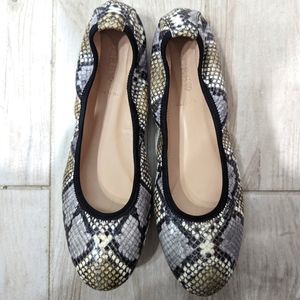 Brand new J. Crew snakeskin flats